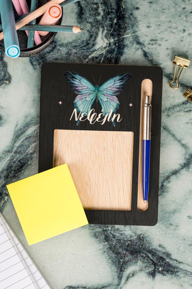 teachers-gifts-myikona-post-it-holder-vertical-b-Butterfly