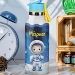 Παιδικό Παγούρι Θερμός με Όνομα & Καλαμάκι, Astronaut Boy